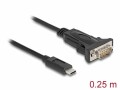 DeLock Serial-Adapter USB-C ? RS-232 D-Sub 9 Pin mit