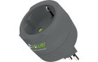 Q2Power Country-Reiseadapter EU-CH/IT/BRA, Anzahl Pole: 3, USB