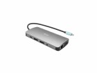 I-Tec - USB-C Metal Nano 3x Display Docking Station + Power Delivery 100 W