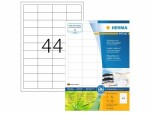 HERMA Universal-Etiketten 48.3 x 25.4 mm, 80 Blatt, Klebehaftung