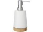 Wenko Seifenspender Bamboo 330 ml, Weiss