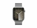 Apple Watch Series 9 45 mm LTE Silber Milanaise