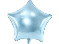 Partydeco Folienballon Star Hellblau, Packungsgrösse: 1 Stück