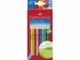 Faber-Castell Farbstifte COLOUR GRIP 12 Stück, Verpackungseinheit: 12