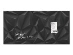 Sigel Magnethaftendes Glassboard Artverum 91 x 46 cm, Black-D