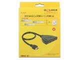 DeLock Verteiler 3 Port HDMI Switch 4K/60Hz, Anzahl Eingänge