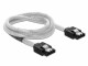 DeLock SATA3-Kabel 70 cm, transparent, Datenanschluss Seite A