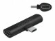 DeLock USB 2.0 Adapter Typ-C-Stecker zu 2x Typ-C-Buchse, USB