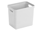 Sigma Home Aufbewahrungsbox 25 l Weiss, Breite: 25.5 cm, Höhe