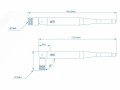 Teltonika WLAN-Antenne PR1URF51 RP-SMA 5 dBi Rundstrahl