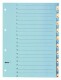 BIELLA    Register Karton blau/gelb   A4 - 46244200U 1-20                      210g