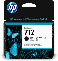 Hewlett-Packard HP Tintenpatrone 712 black 3ED71A DesignJet T230/250/630