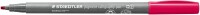 STAEDTLER Fasermaler 2mm 375-23 bordeauxrot, Kalligraphiespit.