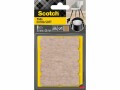 3M Filzgleiter Extra-Soft, 35 mm x 24 mm, Beige