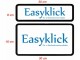 EASYKLICK Kennzeichenhalter Set