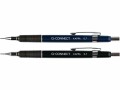 CONNECT Minenbleistift Kappa 0.7 mm, Schwarz, Blau, Strichstärke