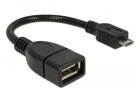 DeLock USB-OTG-Kabel Micro-USB B - USB A 0.15