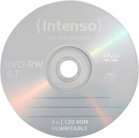 Intenso DVD-RW Slim 4.7GB 4201632 4x 10 Pcs, Kein