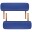 Bild 5 Massagetisch mit Holzrahmen, faltbar 3 Zonen Blau