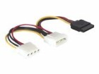 DeLock Delock Kabel Power SATA HDD > 2x 4pin