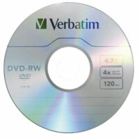 Verbatim DVD-RW Jewel 4.7GB 43285 1-4x 5 Pcs, Kein