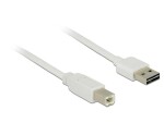 DeLock USB2.0 Easy Kabel, A-B, 5m, Weiss Typ: