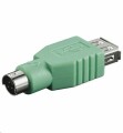MicroConnect - Adaptateur clavier/souris - USB (F) pour PS/2 (M