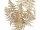 Botanic-Haus Kunstblume Farnzweig Glimmer 3-er Set, 84 cm, Gold