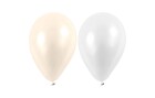 Creativ Company Luftballon Perlmutt Beige/Weiss, Packungsgrösse: 10