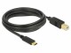 DeLock USB 2.0-Kabel C - B 3m, Kabeltyp