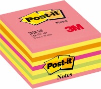 POST-IT Würfel 76x76mm 2028-NP neon/pink/450 Blatt, Kein
