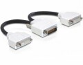 DeLock Adapter DMS-59 - DVI-I, Kabeltyp: Adapterkabel