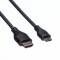 Bild 2 Roline HDMI-Mini HDMI Verbindungskabel - 0,8 m - Highspeed - 4K - 3D - Schwarz