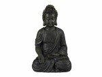 relaxdays Dekofigur Buddha Anthrazit, Eigenschaften: Keine