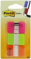 POST-IT Index Strong 25,4x38mm 686-PGO 3-farbig/3x22 Tabs, Kein