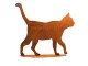 Ambiance Dekofigur Katze auf Platte, gehend, Eigenschaften: Keine