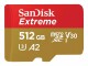 SanDisk Extreme microSDXC 512GB+SD 190MB/s