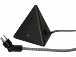 Max Hauri Steckdosenleiste Pyramide, Schwarz 2x T13, USB A+C 18W