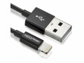 deleyCON USB 2.0-Kabel USB A - Lightning 0.5