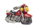 HobbyFun Mini-Fahrzeug Motorrad 6.5 cm, Detailfarbe: Rot, Material