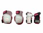 Hudora Biomechanisches Protektoren-Set Comfort M Rosa