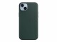 Apple iPhone 14 Plus Leather Case with MagSafe - Forest Green