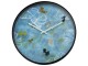 NeXtime Wanduhr Pond Blau, Form: Rund, Detailfarbe: Blau, Uhrtyp