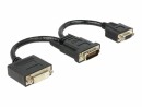 DeLock Delock DMS-59 zu 1x DVI und 1x VGA Adapter, 20cm