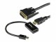 StarTech.com - 2-Piece Kit - Active mDP to HDMI Adapter and HDMI to DVI Cable