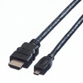 ProLine VALUE HDMI / Typ D Kabel black (2.0m