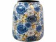 CHALET Vase Dutch 24 cm, Blau/Gold/Weiss, Höhe: 24 cm