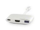 LMP Multiadapter USB-C - HDMI, USB 3.0 Silber