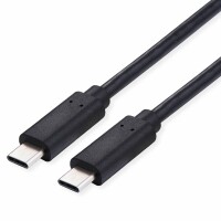 Value USB-C-C, Lade & Datenkabel 11.99.8308 Black, ST/ST, PD3.0/100W