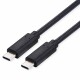 VALUE     USB-C-C, Lade & Datenkabel - 11.99.830 Black, ST/ST, PD3.0/100W    1m